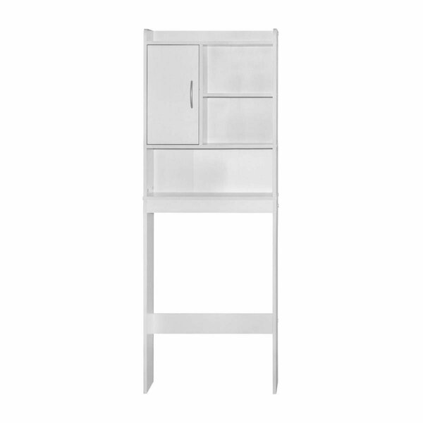 Better Home Products Ace Over-The-Toilet Storage Cabinet, White 3402-ACE-WHT